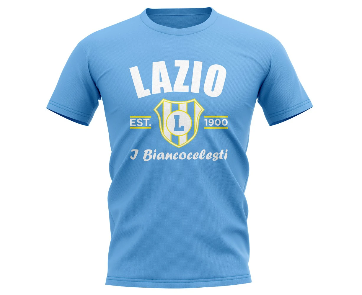 Lazio Established Football T-Shirt (Sky)