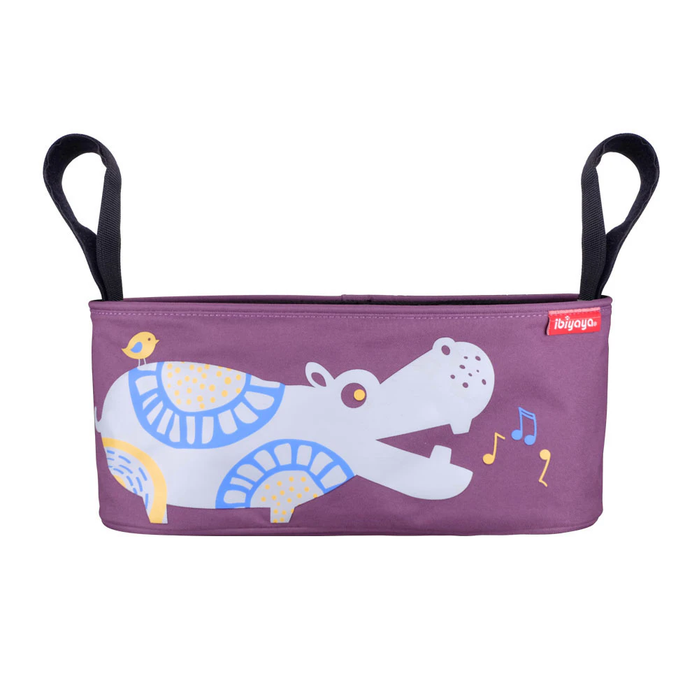 IBIYAYA Pet Pram Stroller Organiser Pouch - Hippo