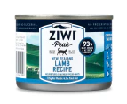 Ziwi Peak Moist Grain Free Cat Food - Free Range New Zealand Lamb -185g x 12 Cans