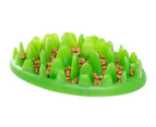 Northmate Green Mini Interactive Slow Food Dog Bowl