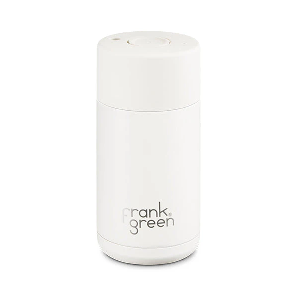 Frank Green Reusable Cup - Original 340ml Cloud Push Button - N/A