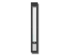 Patio Pet Door Insert [Colour: Black] [Size: Small]