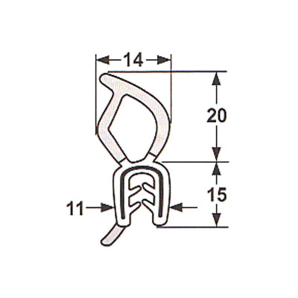 Pinchweld Top Bulb Boot Seal 022