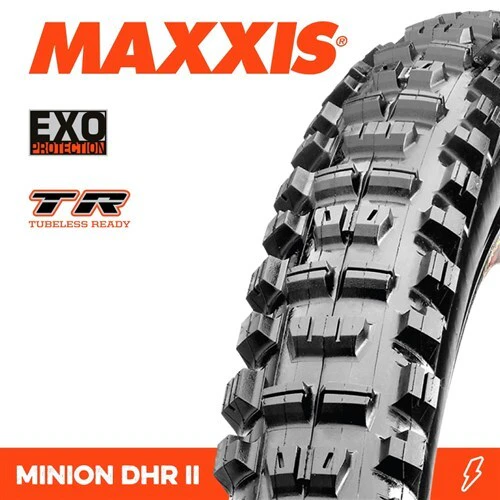 Maxxis Minion DHR II 29 x 2.60 EXO TR 60TPI Fold Tyre