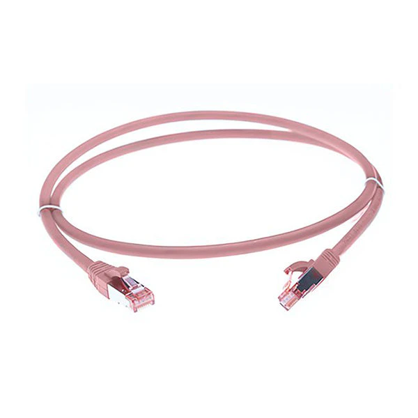 Cat 6A S Ftp Lszh Ethernet Network Cable Pink - 20 m