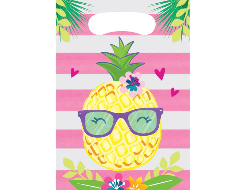 Pineapple N Friends -  Loot Bags 8 Pack