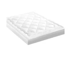 Queen Size Pillowtop 1000GSM Microfibre Filling Mattress Bed Topper Protector