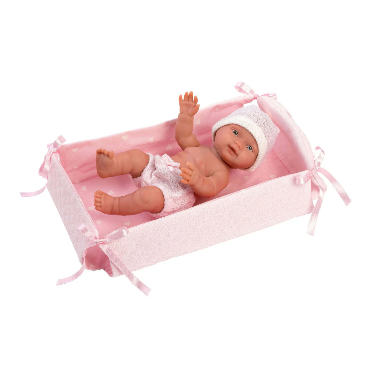 Llorens Bebita Cuna Rosa Baby Doll - Llorens