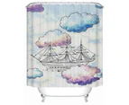 Sailing The Clouds Shower Curtain