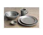 Olympia Chia Plates Charcoal 205mm