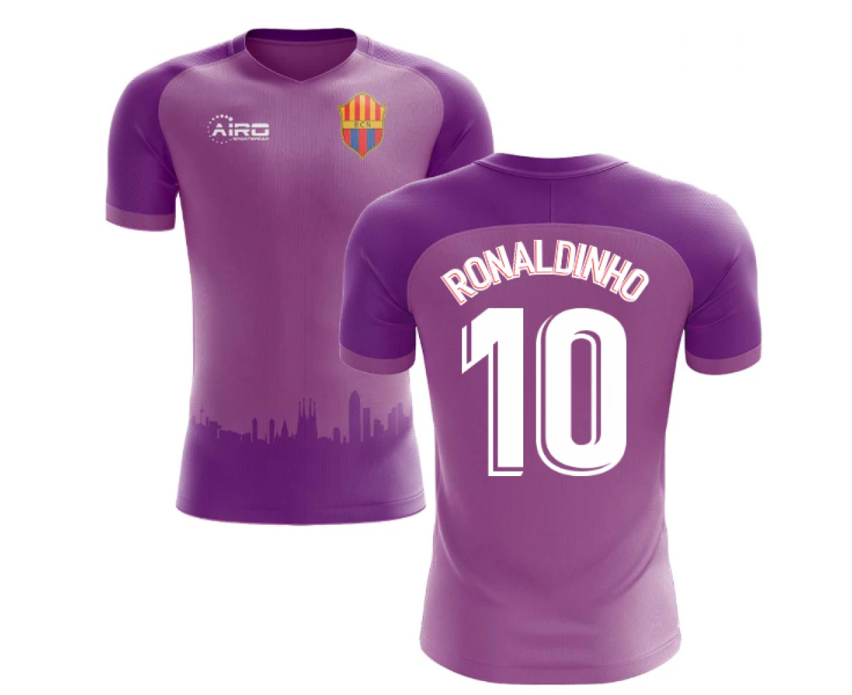 2022-2023 Barcelona Third Concept Football Shirt (Ronaldinho 10)