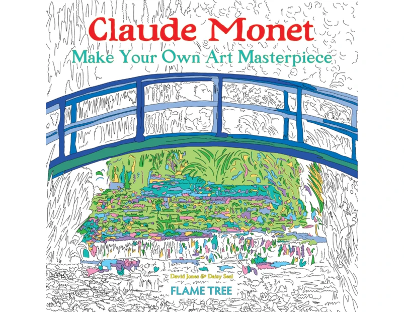 Claude Monet Art Colouring Book by Daisy Seal