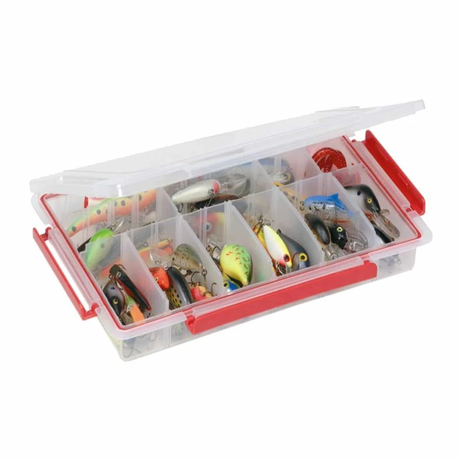 Plano 37400 Waterproof Stowaway Clear Fishing Tackle Utility Box