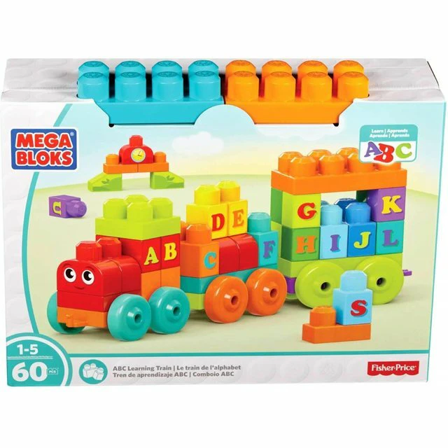 Mega Bloks Building Basics ABC Learning Train