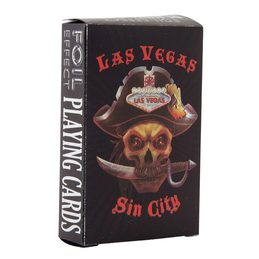 Sin City Las Vegas Foil Effect Playing Cards