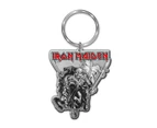 Iron Maiden Keyring Euro Tour Eddie Horse Band Logo Official  Metal Keychain