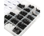 415Pcs Car Push Pin Retainer Assortment Kit with Storage Case For Ford