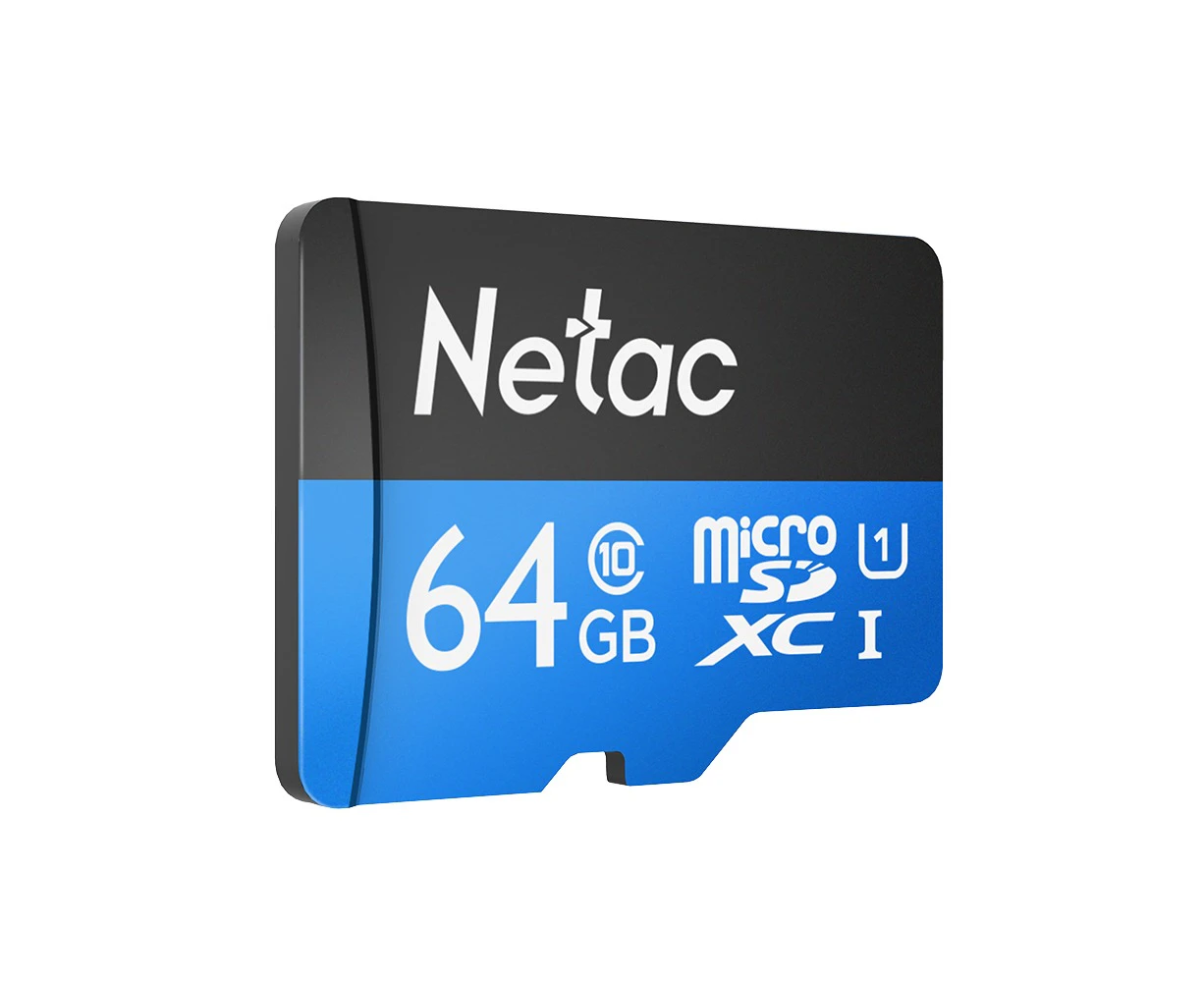 Netac P500 Class 10 64G Micro SDXC  TF Flash Memory Card Data Storage High Speed Up to 80MB/s