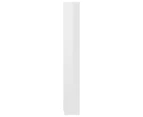 vidaXL 5-Tier Book Cabinet High Gloss White 60x24x175 cm Engineered Wood