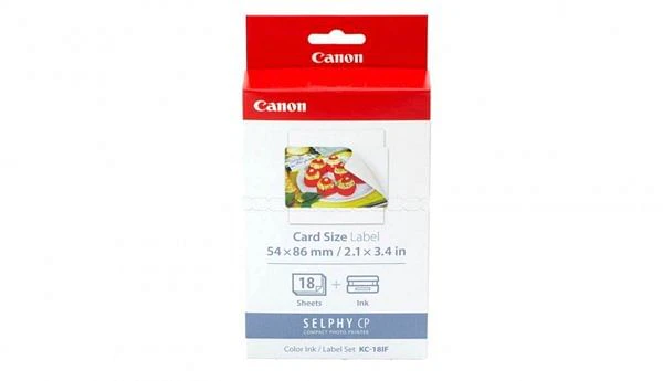 Canon Selphy Card Size Label Ink & Paper [KC18IF]