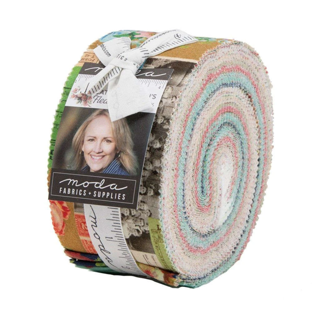 Moda Flea Market Mix Jelly Roll By Cathe Holden