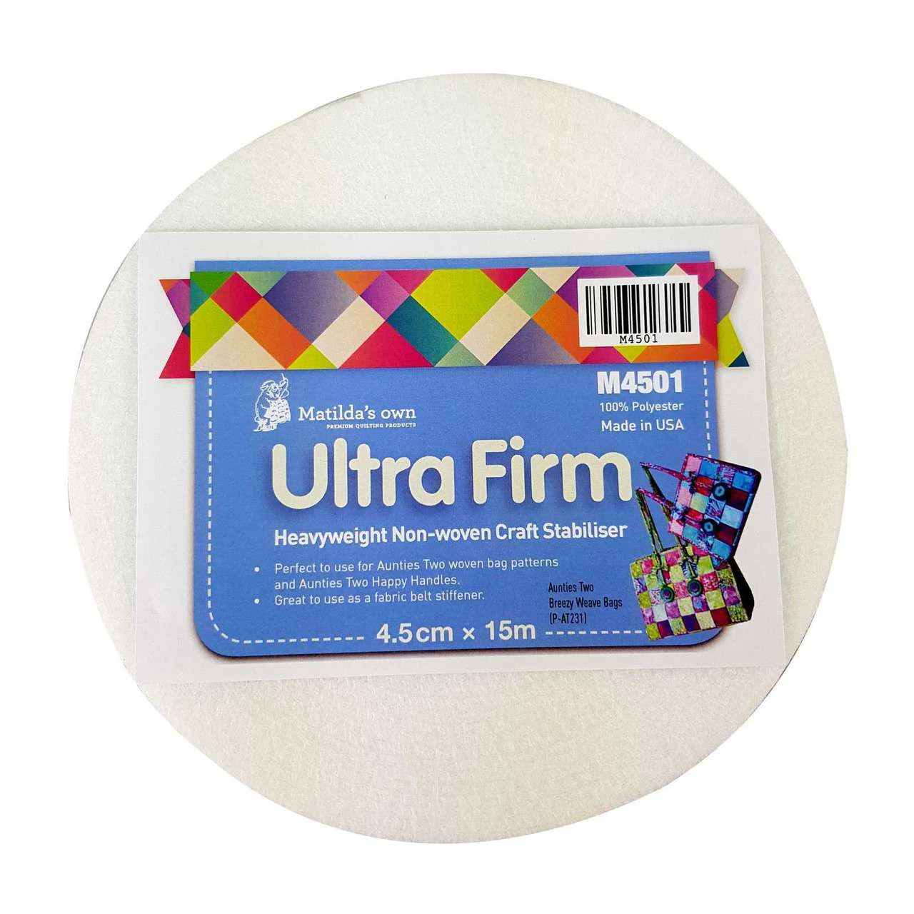 Matildas Own Ultra Firm Heavy Weight Non-Woven Craft Stabiliser 2.5 Inch Wide