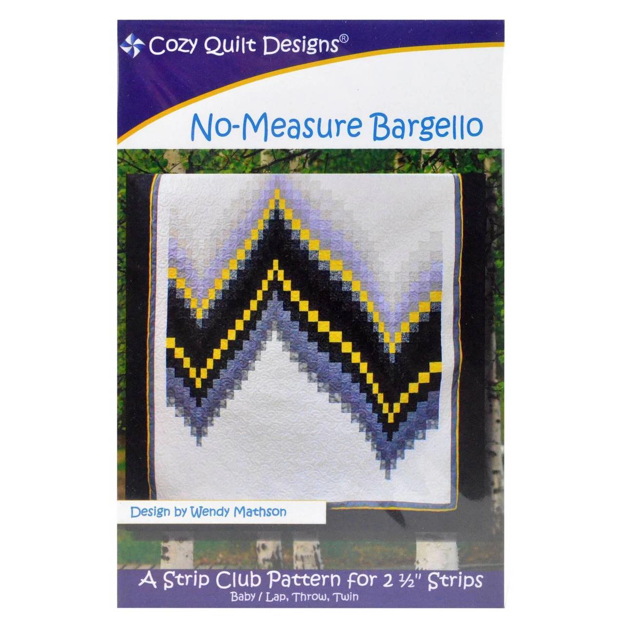 No Measure Bargello Quilt Pattern Cozy Quilt Designer Quilting Sewing Craft DIY