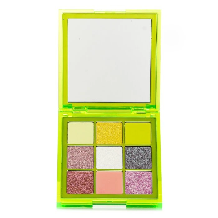 Huda Beauty Neon Obsessions Pressed Pigment Eyeshadow Palette (9x Eyeshadow)  # Neon Green 9x1.1g/0.038oz