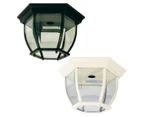 Highgate DIY Under Eave | Traditional Style Outdoor CTC Ceiling Light in Black or White - Black