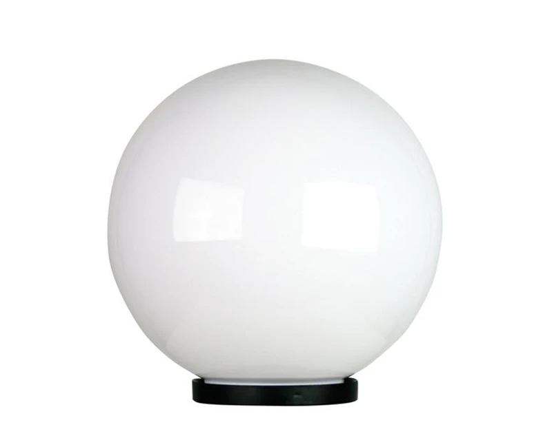 Acrylic Post Top Sphere Light Opal Finish in 6 Sizes 200mm-500mm - ø350mm