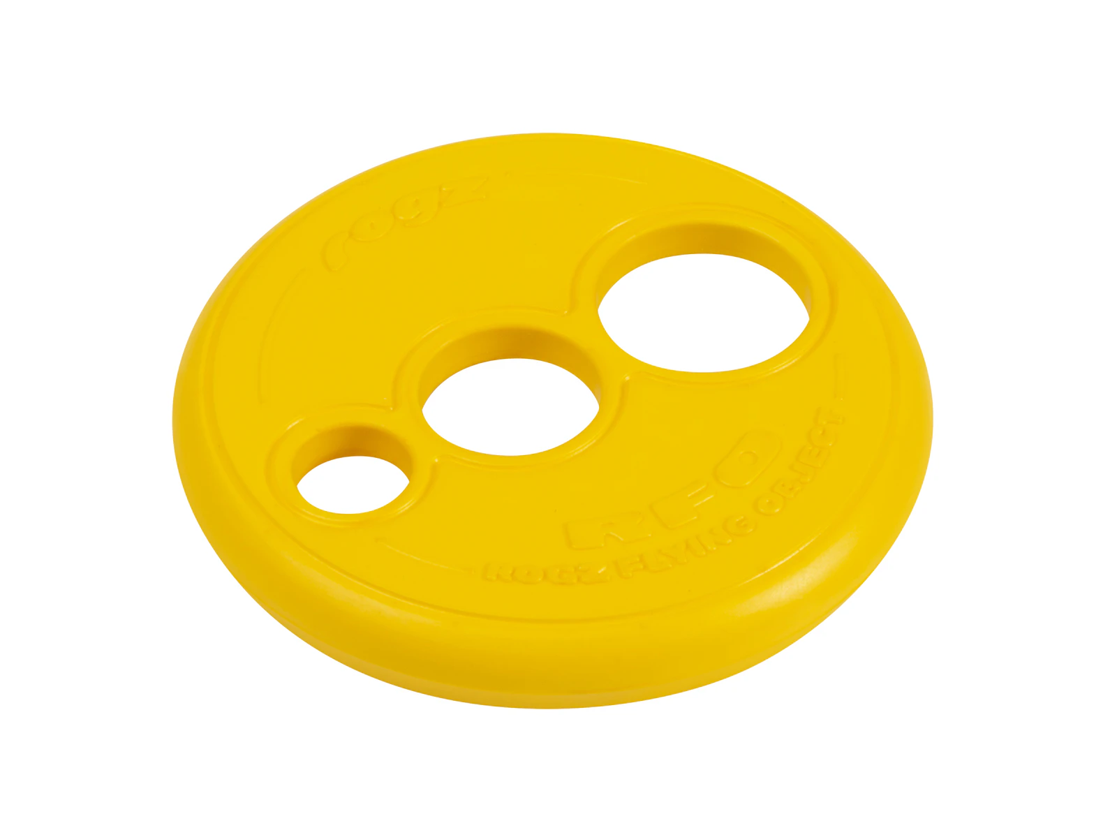 Rogz RFO Frisbee Disc Interactive Dog Fetch Toy Yellow Large