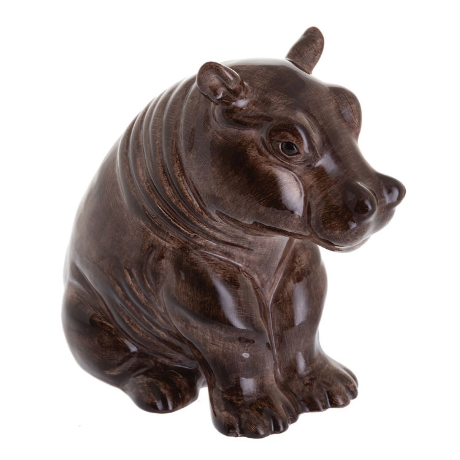 John Beswick Hippo Hippopotamus Money Box Bank Figurine