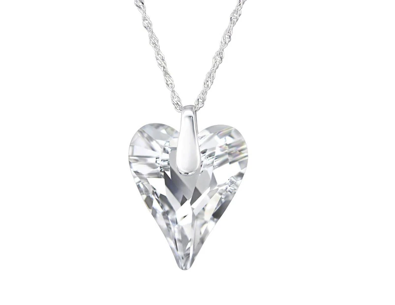 Sterling Silver Wild Heart Necklace