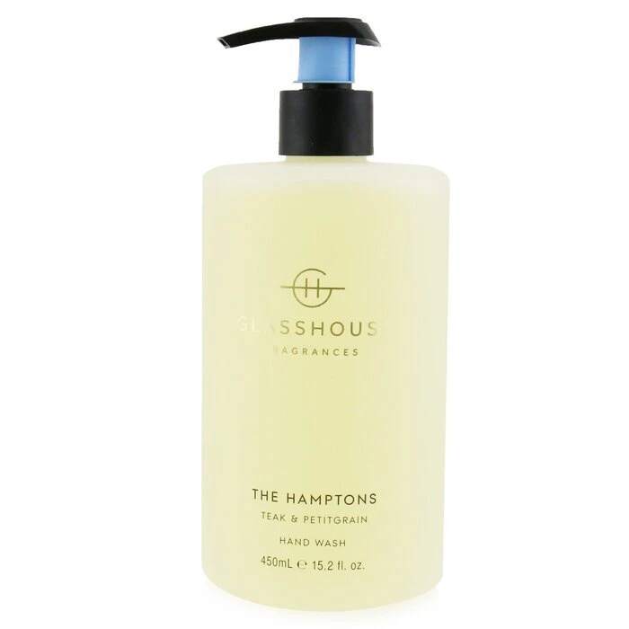 Glasshouse Hand Wash - The Hamptons (Teak & Petitgrain) 450ml