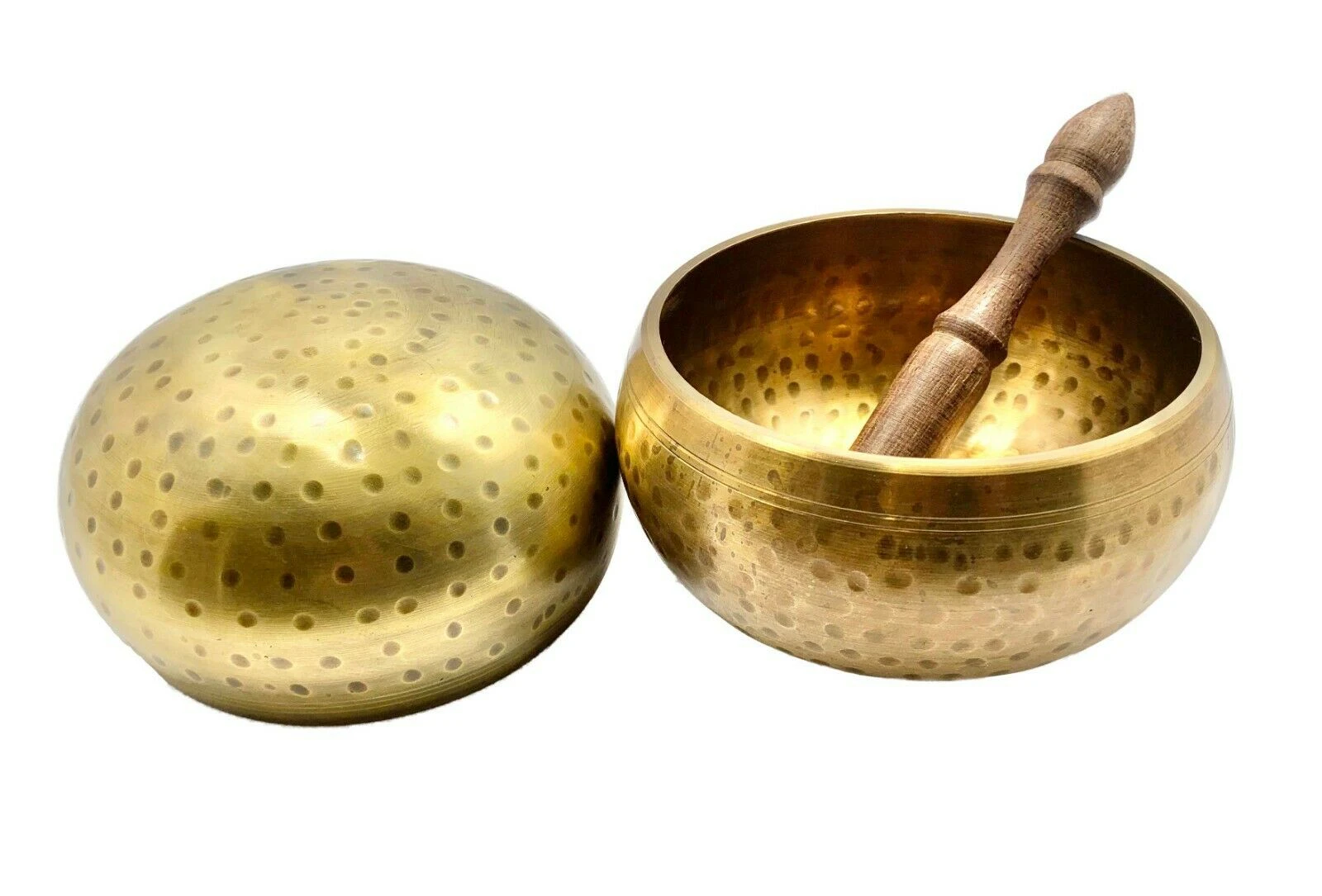 Tibetan Singing Bowl Hand Beaten Hammered Brass Meditation Yoga Spiritual 15cm