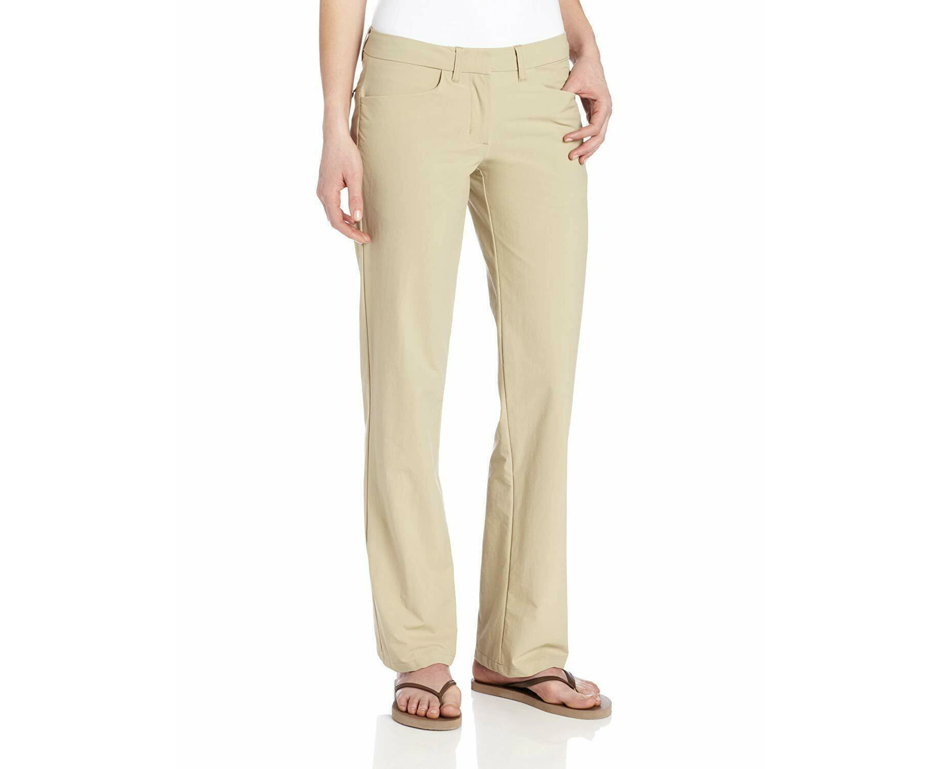 ExOfficio Womens Gallivant Pants Trousers Hiking Trekking - Light Khaki