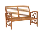 vidaXL 4 Piece Garden Lounge Set Solid Acacia Wood (310266+310272)