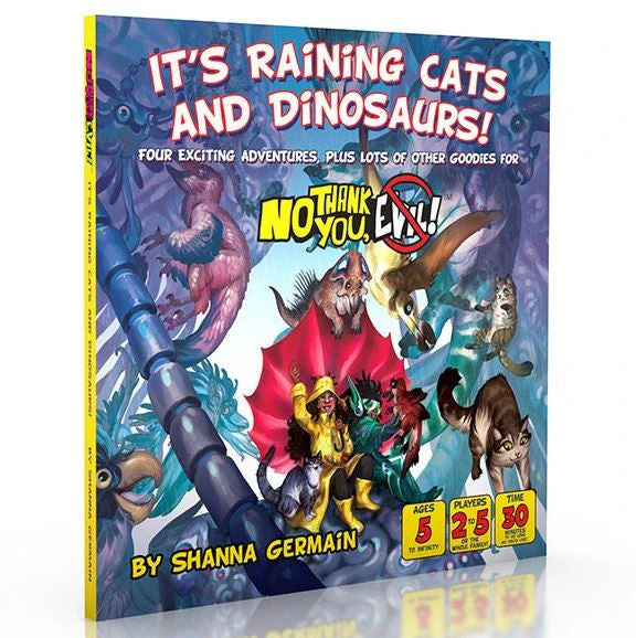 No Thank You Evil Its Raining Cats And Dinosaurs Board Game