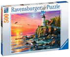 Ravensburger - Lighthouse at Sunset 500pc Jigsaw Puzzle - Multi