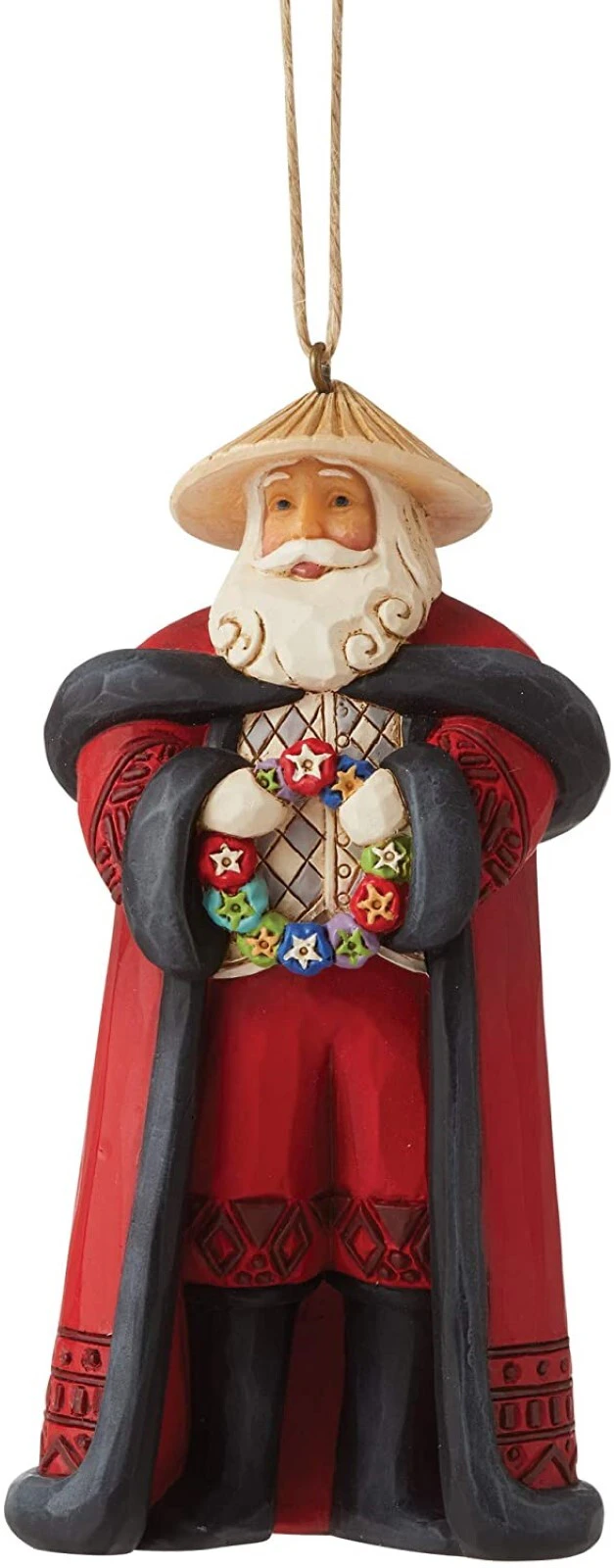 Heartwood Creek Santas Around The World Hanging Ornament Filipino Santa