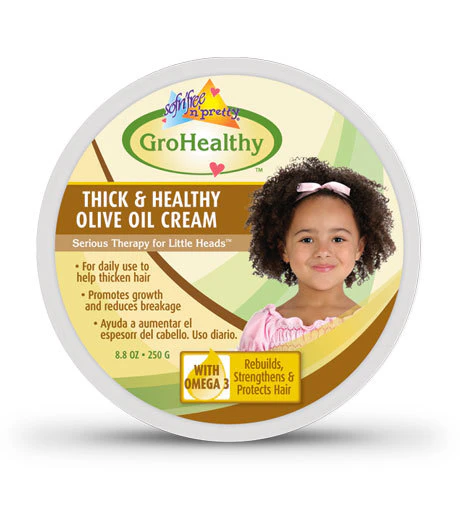 Sofn'Free n'Pretty GroHealthy Thick & Healthy Olive Oil Cream 250g (8.8oz)