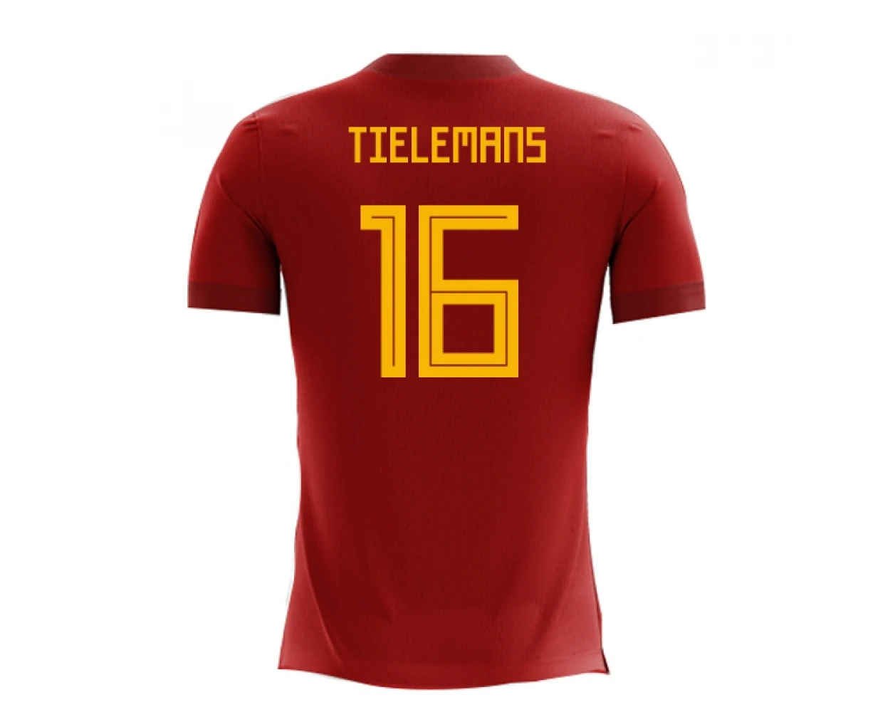 2022-2023 Belgium Airo Concept Home Shirt (Tielemans 16) - Kids