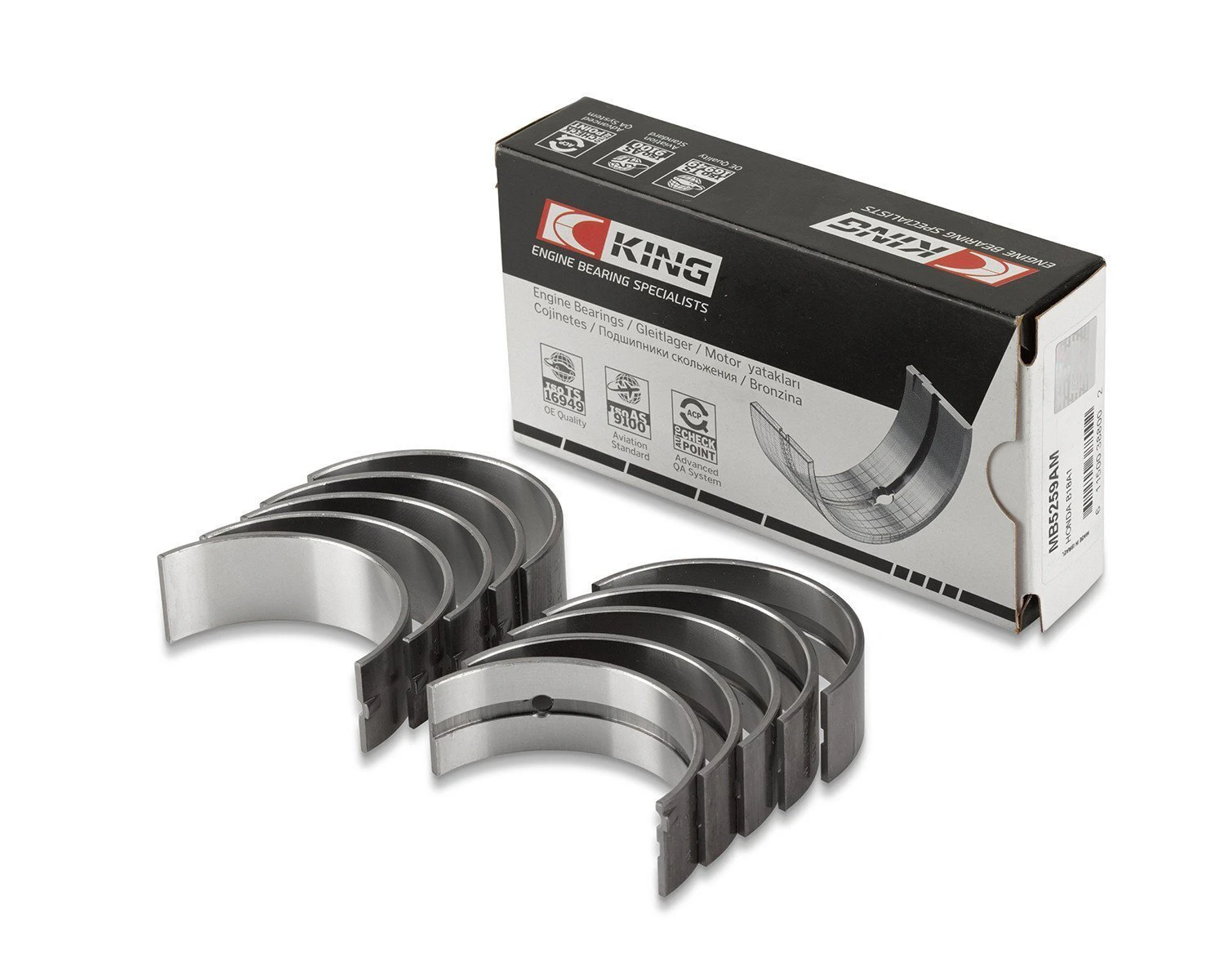 King Conrod Bearings for Ford 330-428 Standard EB2110B8000K