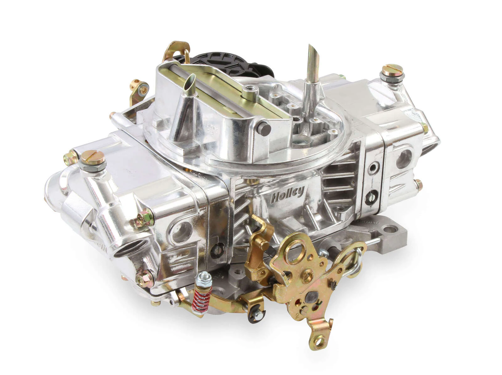 Holley Carburettor, Street Avenger, 670 CFM, 4150 Model, 4 Barrel, Manual, Gasoline, Shiny, Aluminum, Each