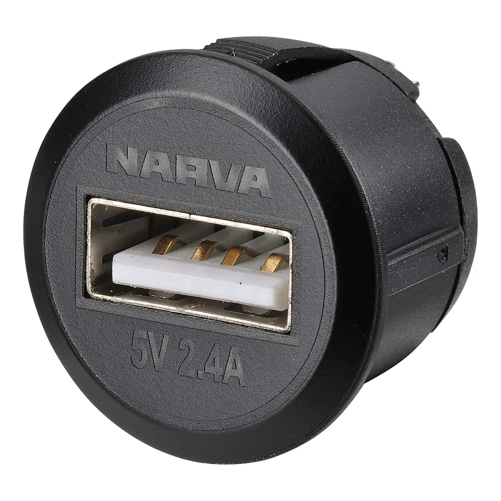 Narva Flush Mount Mini Usb Socket 81100BL