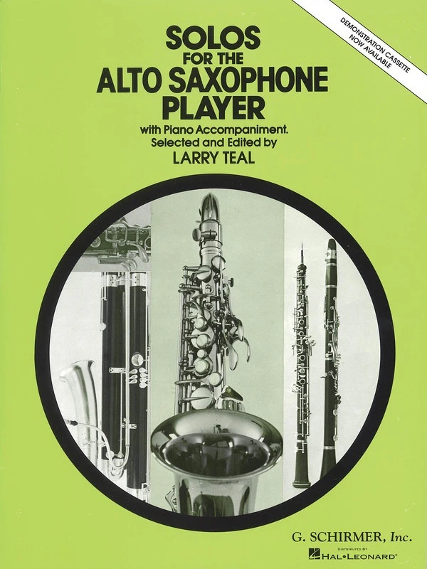 Solos For The Alto Saxophone Player Alto Sax/Piano (Softcover Book)