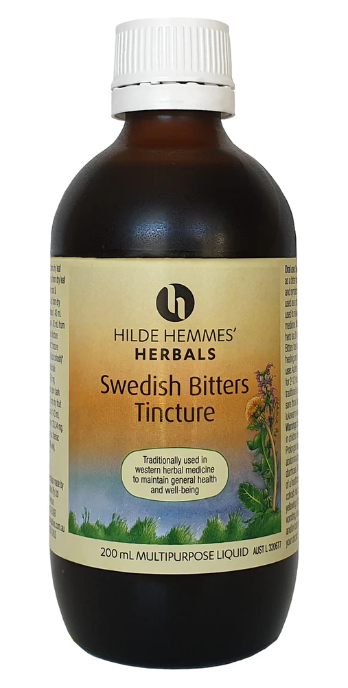 Hilde Hemmes Herbals Swedish Bitters 200mL