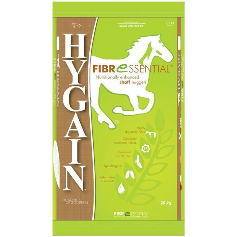 Hygain Fibreesential Horses Nutritionally Enhanced Chaff Nuggets 20kg