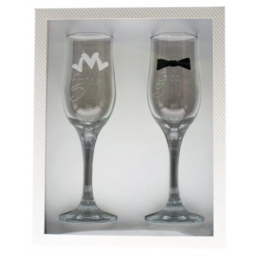 Flutes - Bride & Groom (Set of 2)