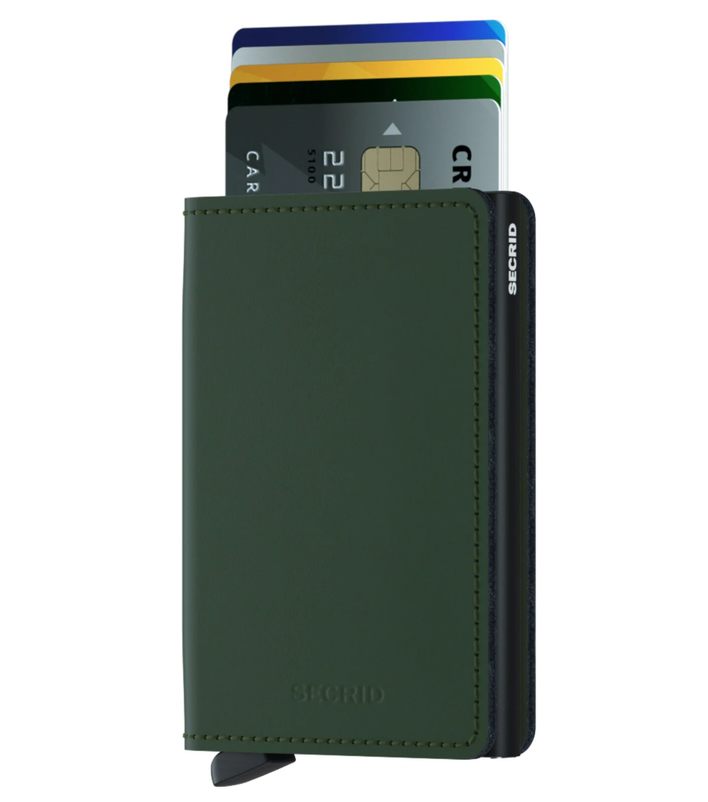 Secrid Slimwallet - Compact Wallet - Matte Green / Black